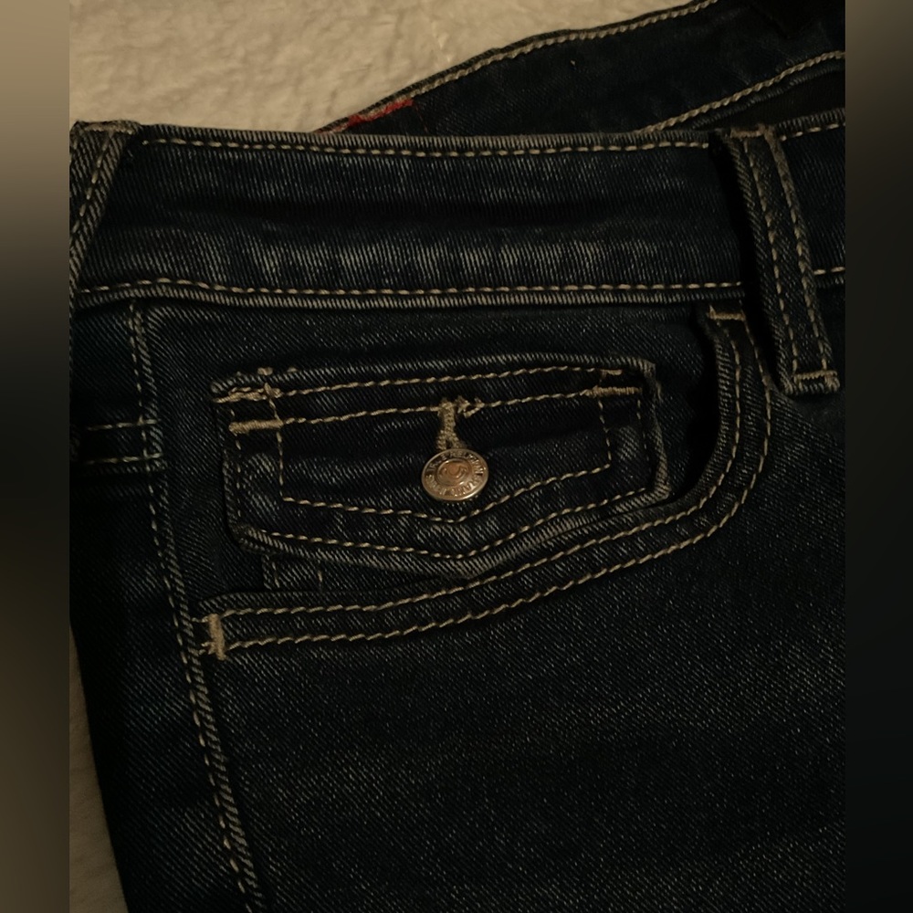 mid-rise bootcut bling jeans (true religion) - Picture 3 of 4